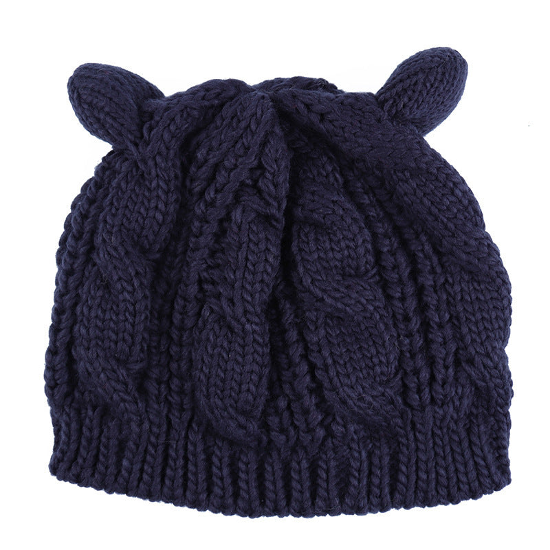 Women's 3D Cat Ear Beanie