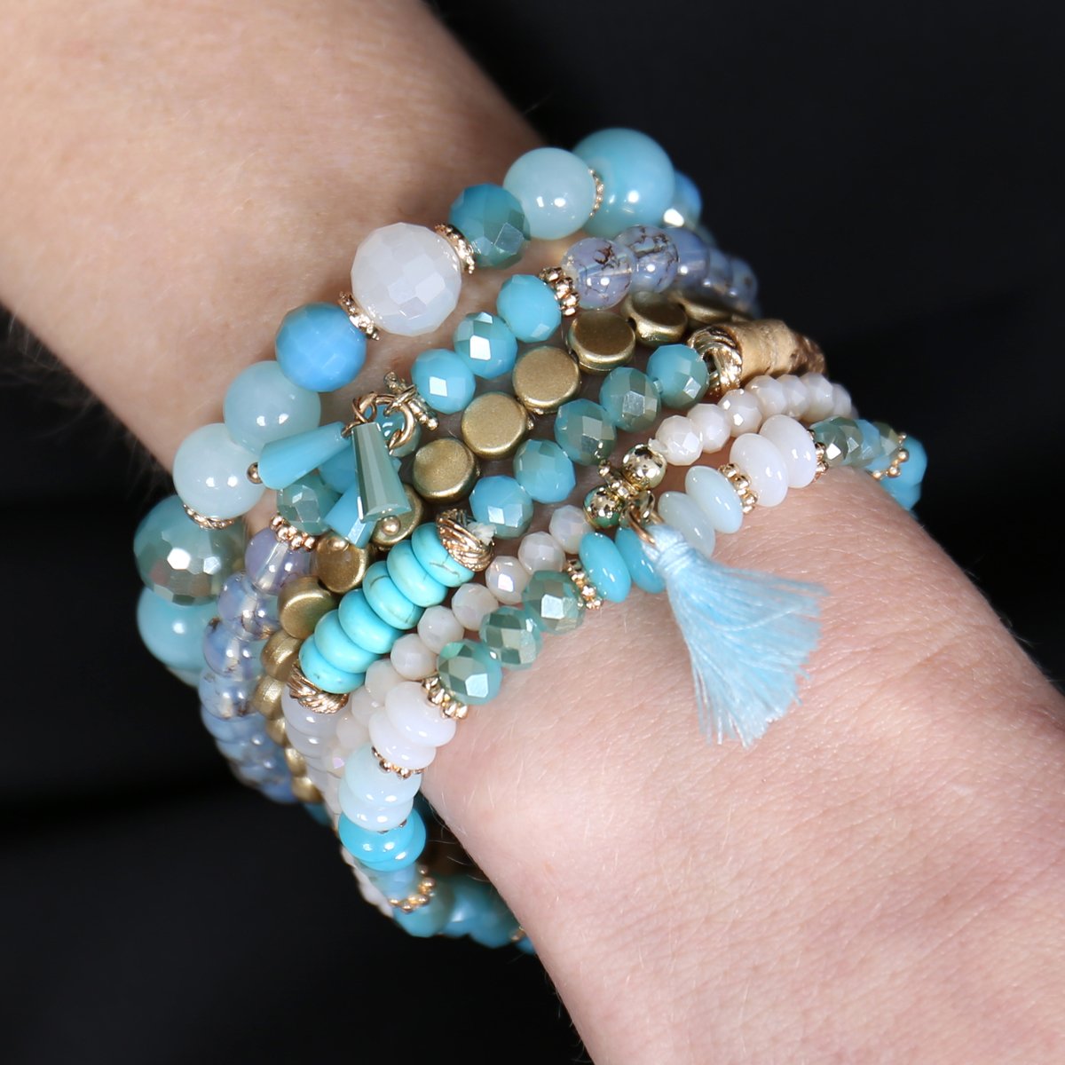 Bangle Set Bead Stack Bracelet