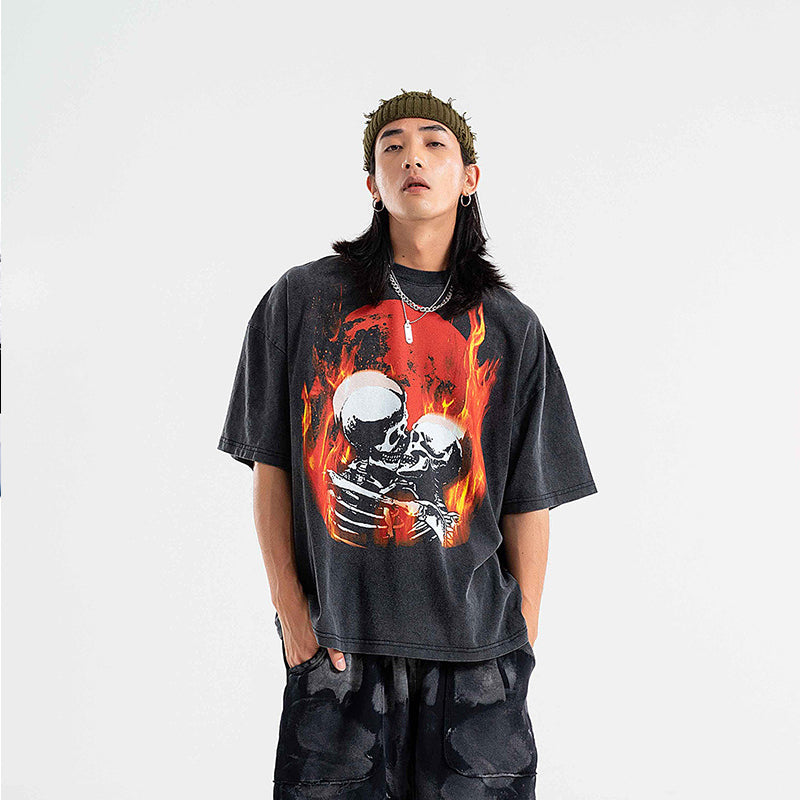 "Pyro Romance" Stone Washed T-Shirt