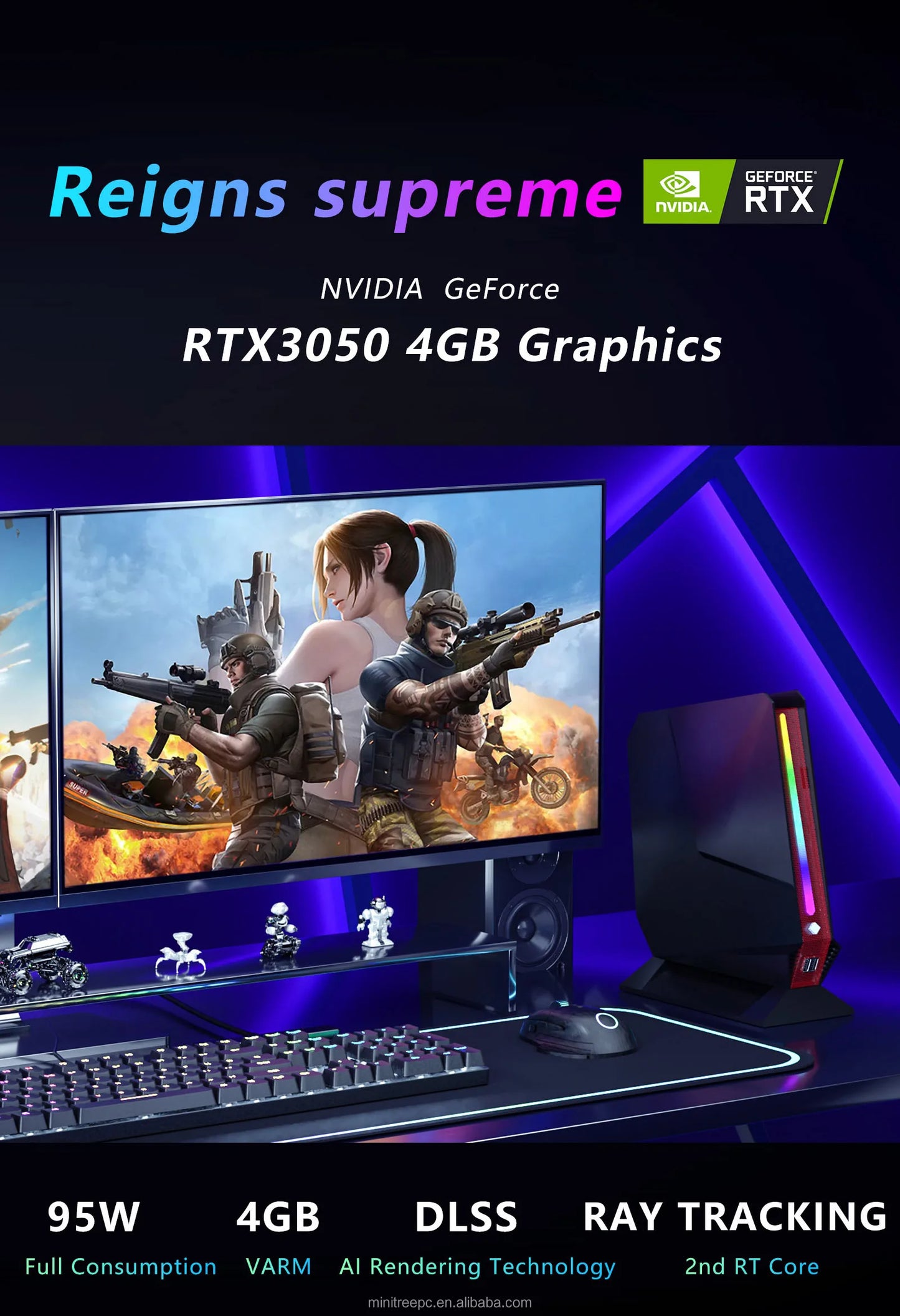 13Th Gen Mini PC Core I9 13900H I7 12700H RTX3050
