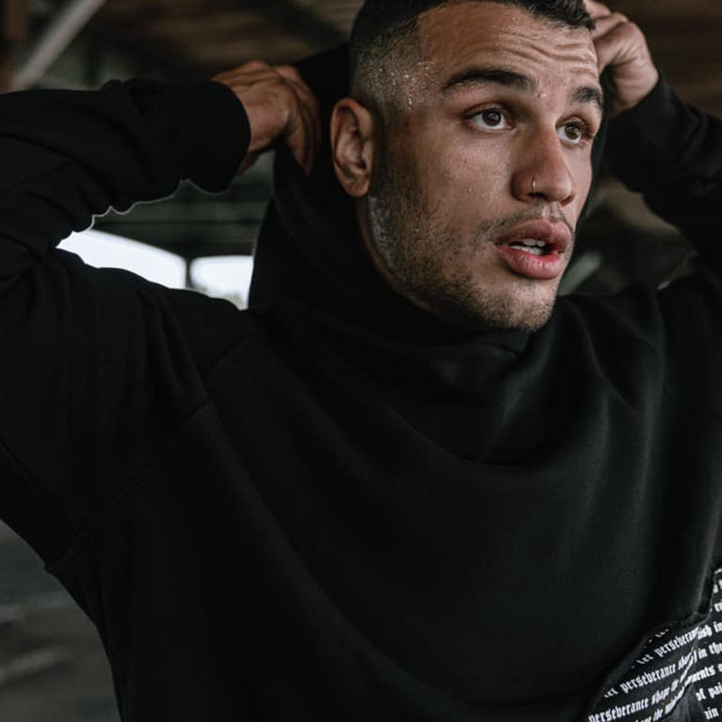 "Undermind" Letter Text Pullover Hoodie
