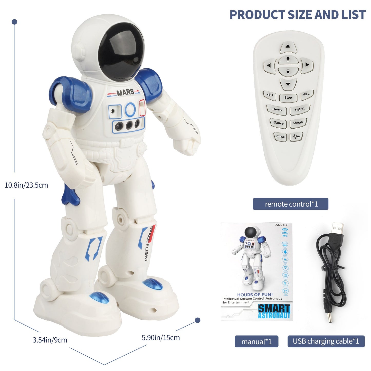 HOSHI JJRC 965 Remote Control Intelligent Astro Robot