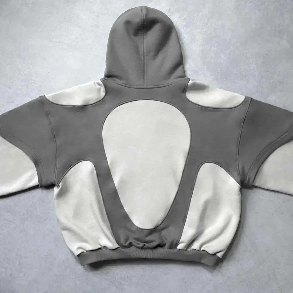 Y2K - Gray Custom Embroidery Hoodie