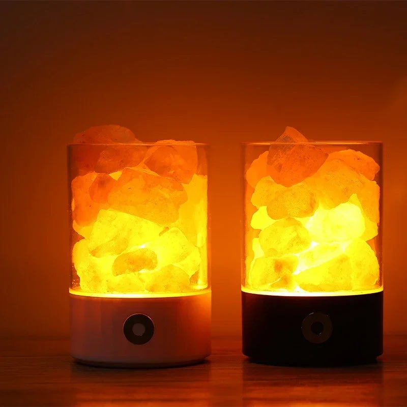 Crystal 3D Himalayan Salt Lamp Led Light