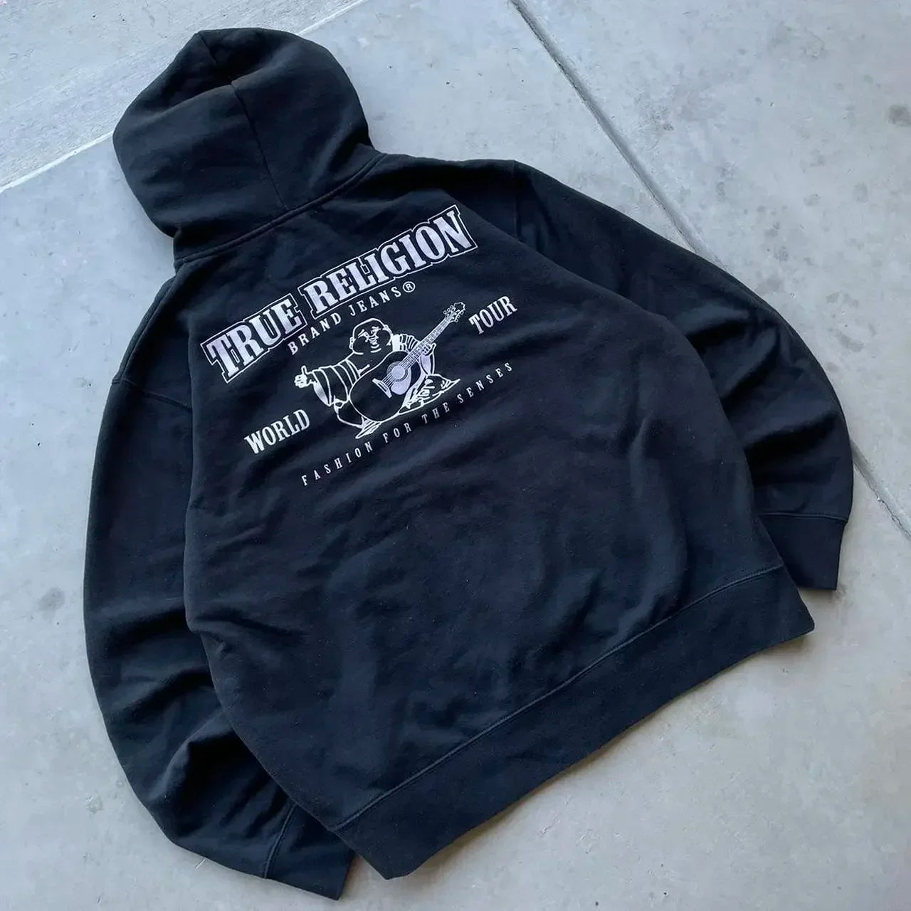 True Religion - Embroidery Hoodie Zip-Up