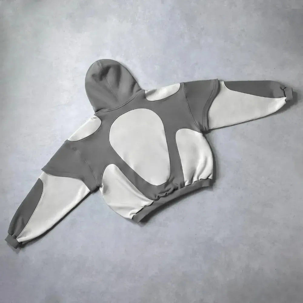 Y2K - Gray Custom Embroidery Hoodie