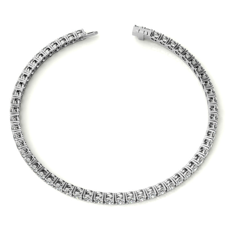 12.00 CTW Lab Grown Diamond Tennis Bracelet (G/Vs) AGI Certified DTA
