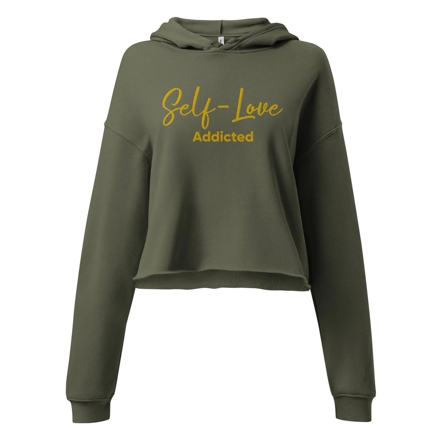 Crop Hoodie - Self Love Addicted EMBROIDERY