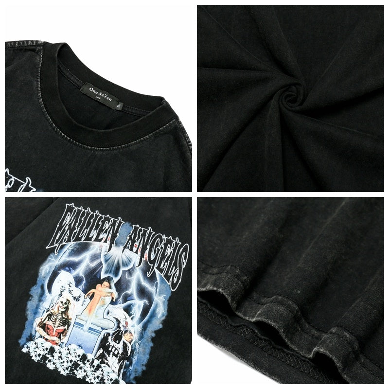 Fallen Angels Washed T Shirt