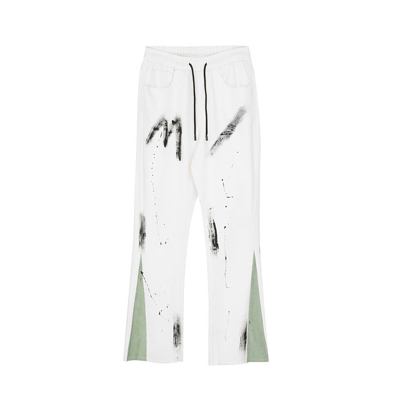 Splash Ink Micro Flared Wide-Fit Jeans