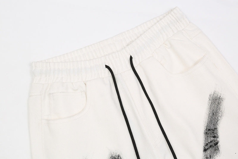 Splash Ink Micro Flared Wide-Fit Jeans