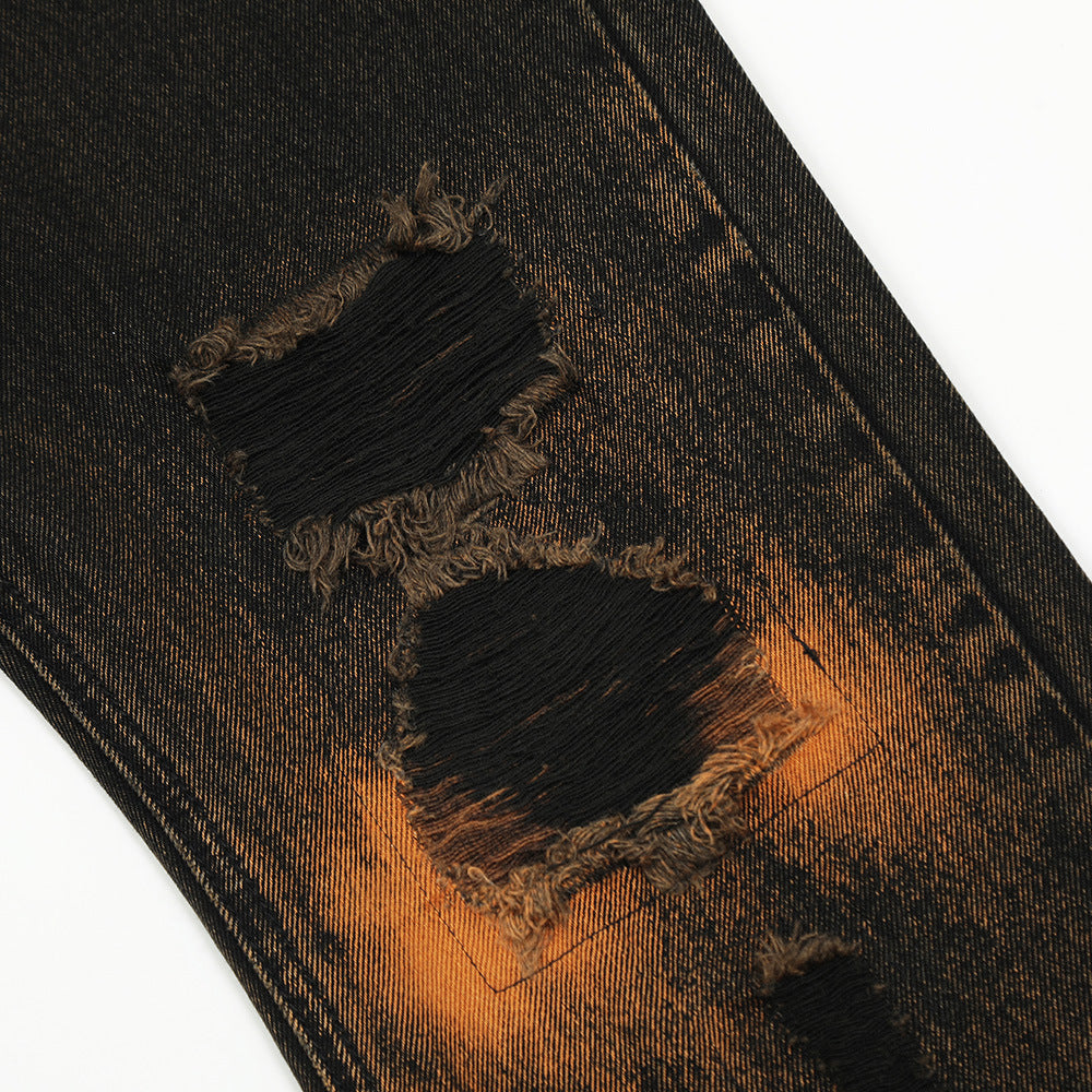 "Dead Zone" Industry Inkjet Stacked Jeans