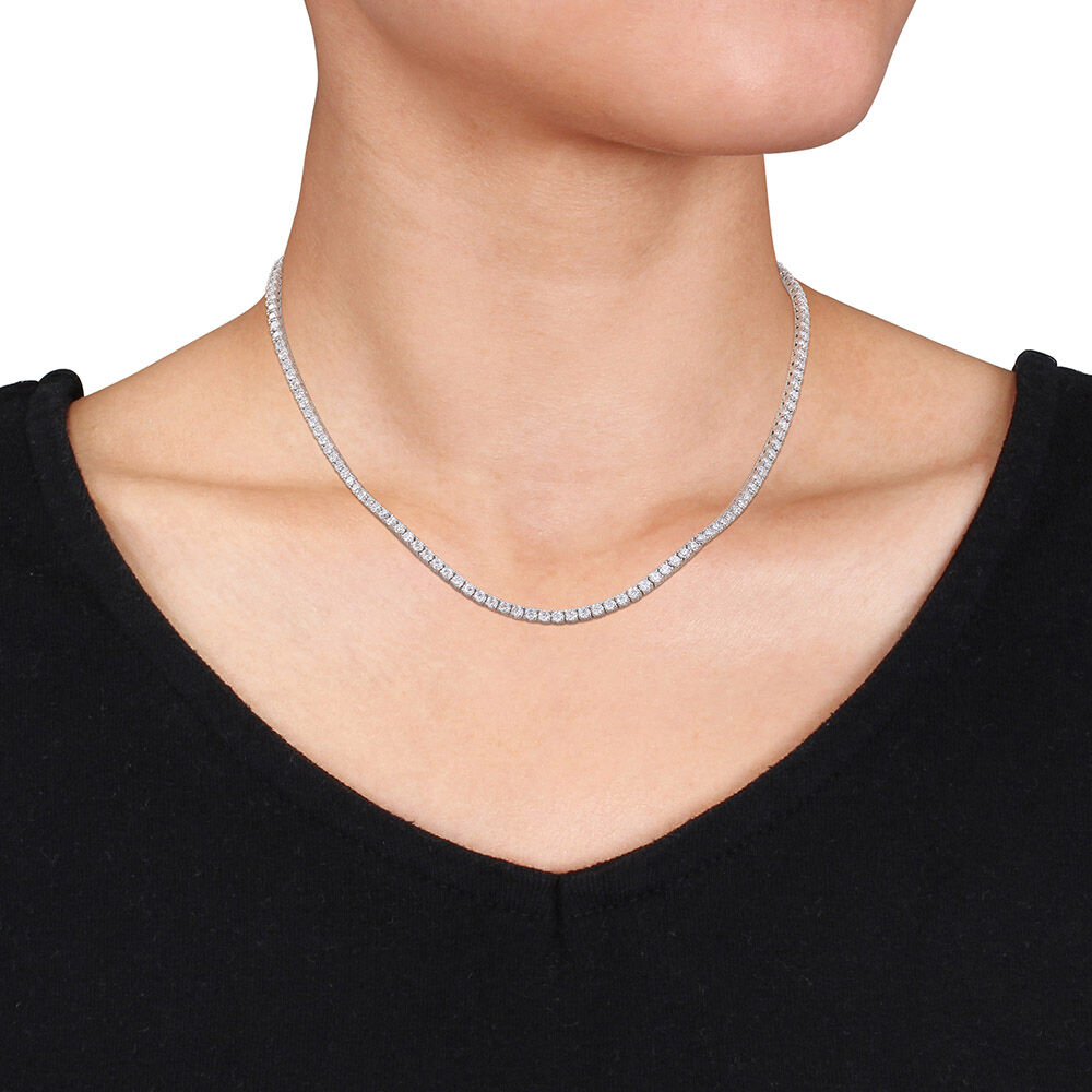 12.5 Ct. Moissanite Tennis Chain - Available in 6 Sizes