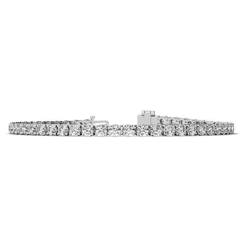 8.5 CTW Diamond Tennis Bracelet 14kt (G/Vs) AGI Certified DTA