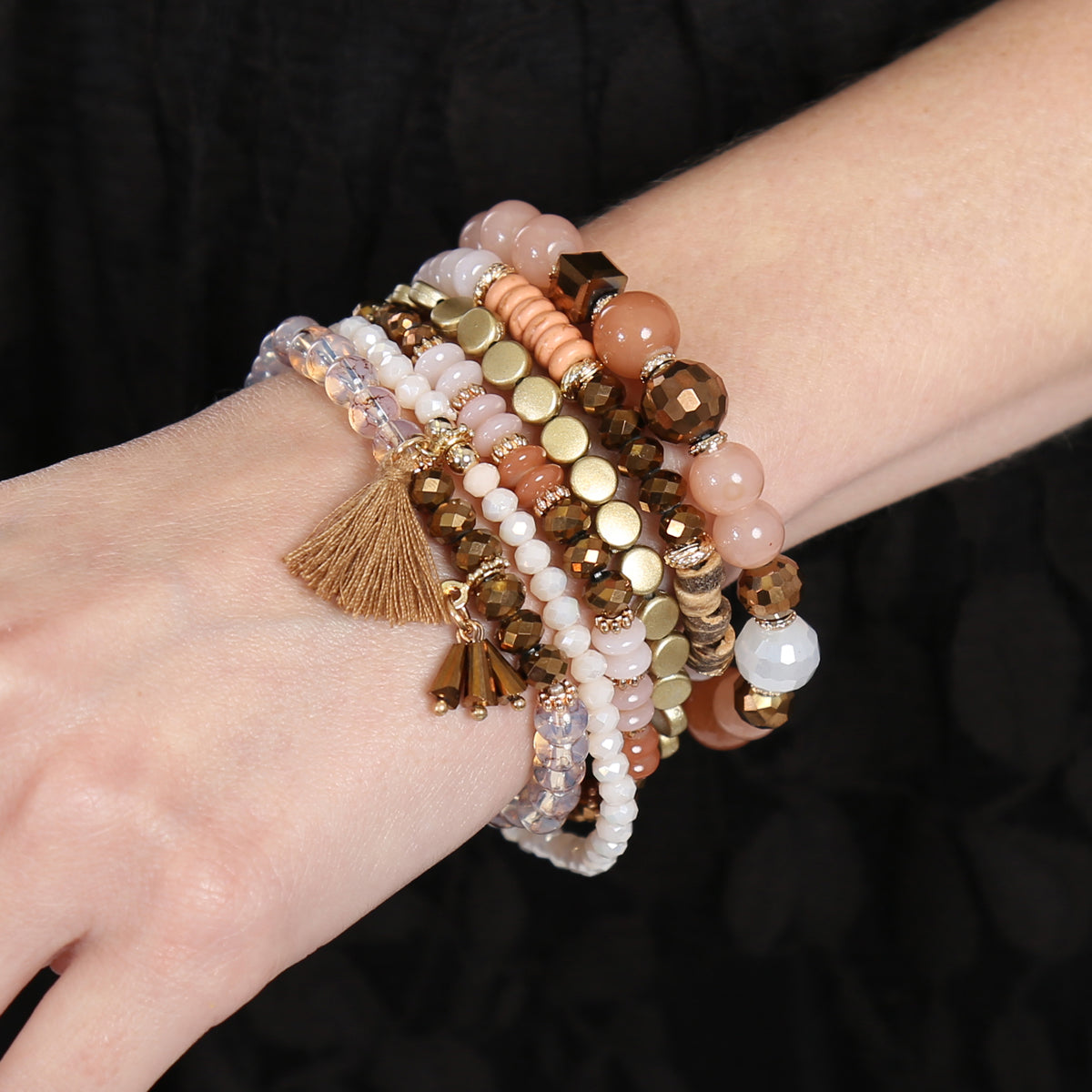 Bangle Set Bead Stack Bracelet