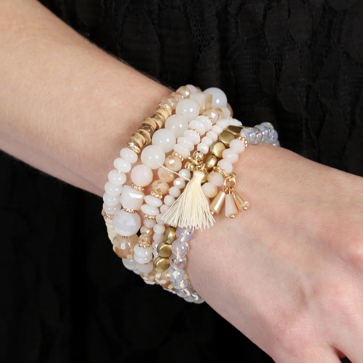 Bangle Set Bead Stack Bracelet
