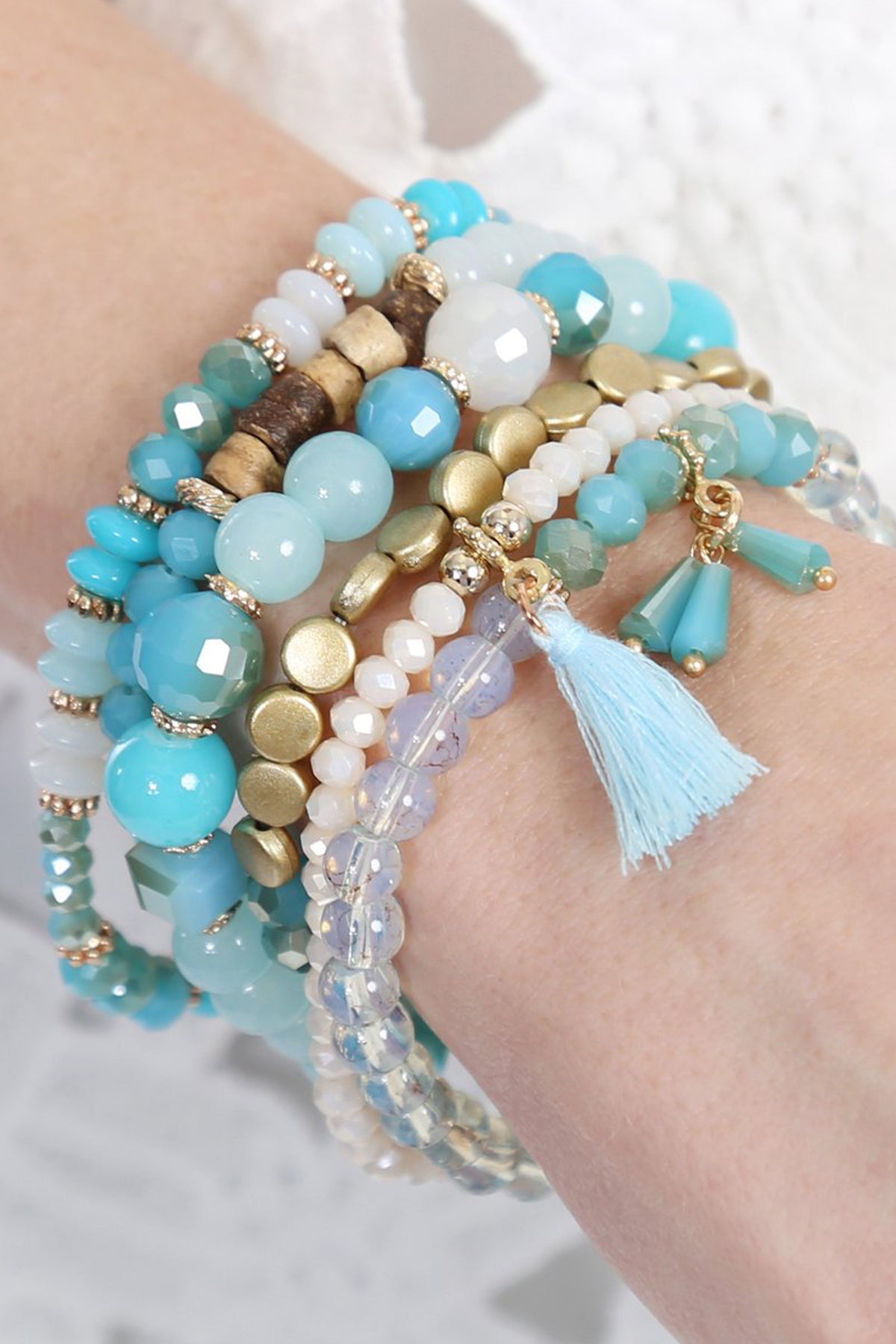 Bangle Set Bead Stack Bracelet