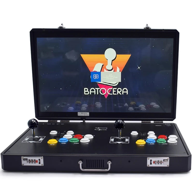 24 Inch LCD Raspberry 5B Console Includes 20000 in 1 Double Joystick Arcade Machine