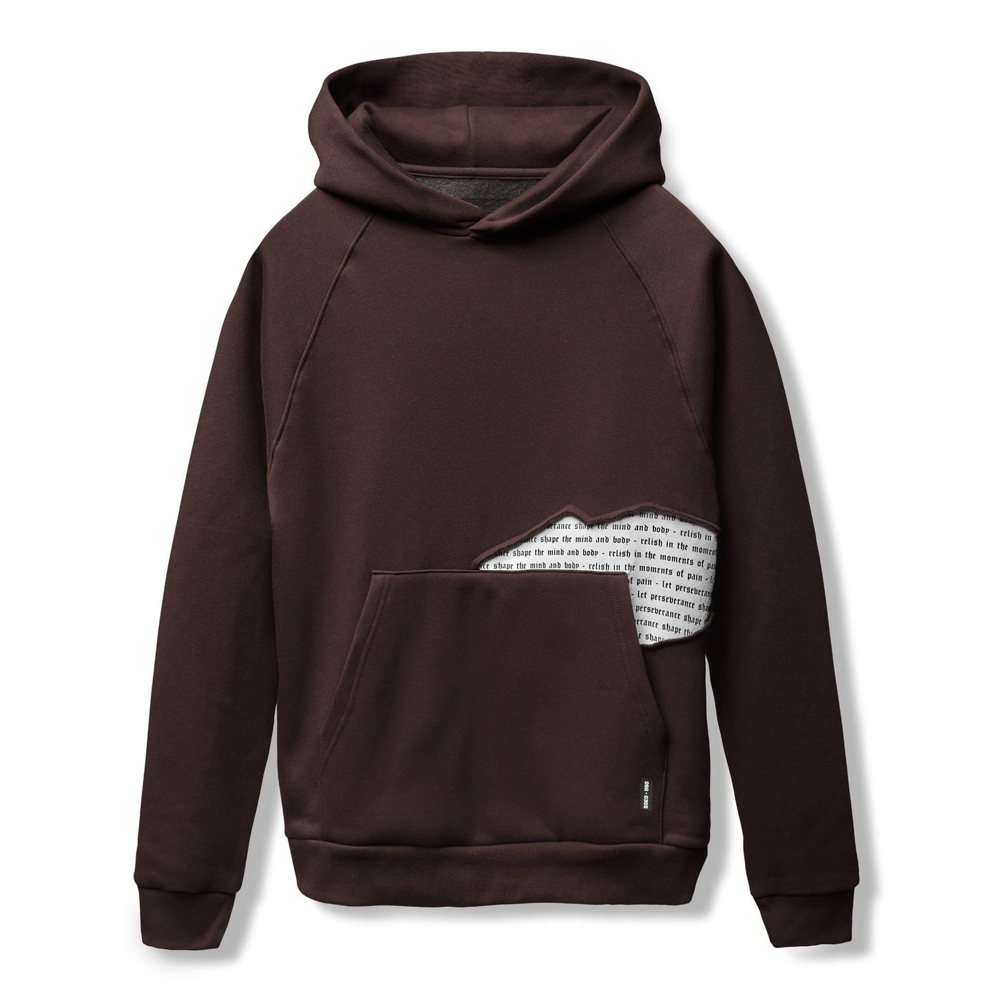 "Undermind" Letter Text Pullover Hoodie