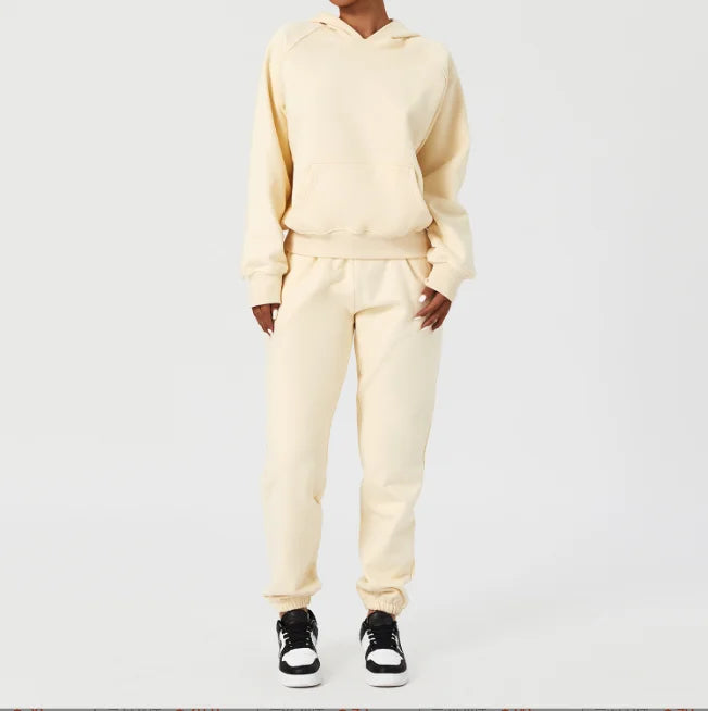 Women's French Terry Sweatpants and Hoodie Set