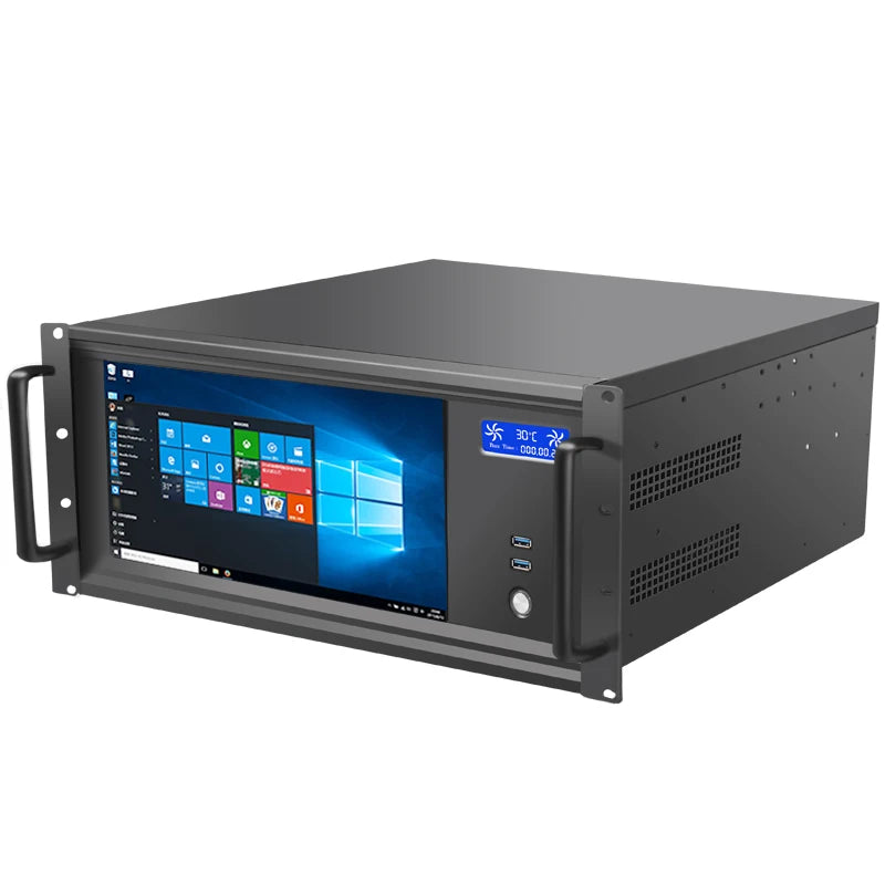 5U Rack 19inch Industrial Server Cases w LCD Communication