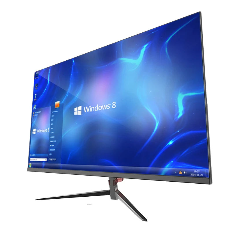 Black FHD 23.8 Inch Lcd Monitor 75HZ LCD PC Monitor