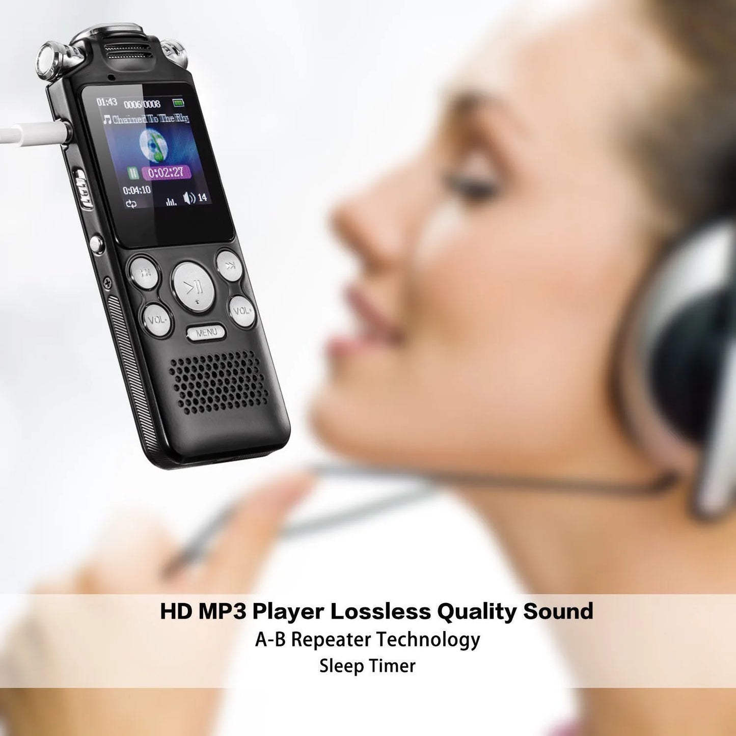 Mini N3 Digital Audio Recorder Multi-Language Menu