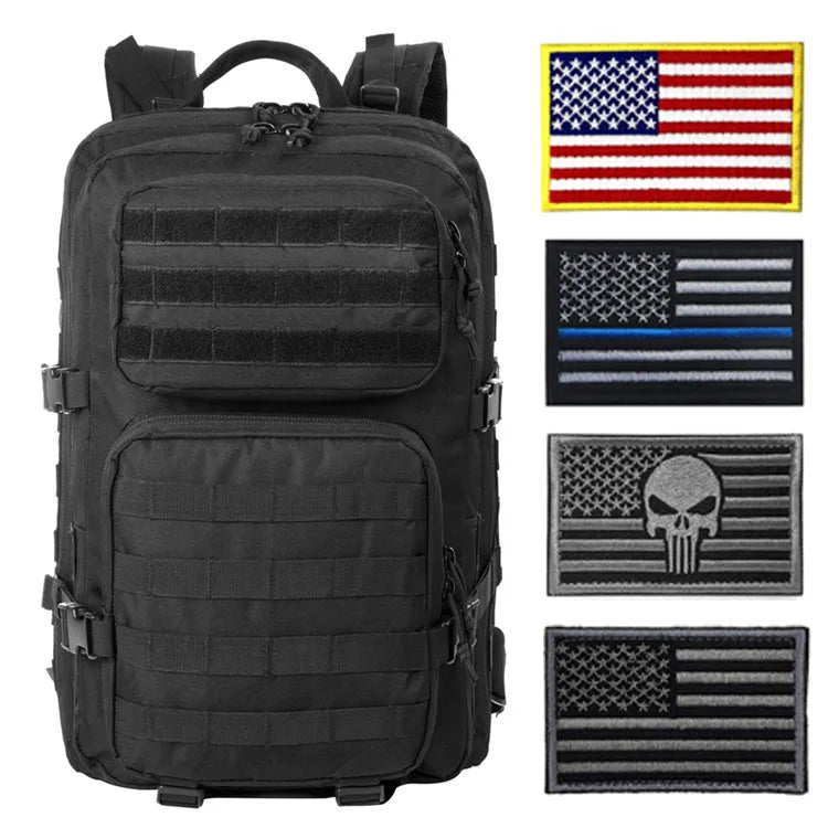 Multi-Purpose Routine Backpack Bag w Patches