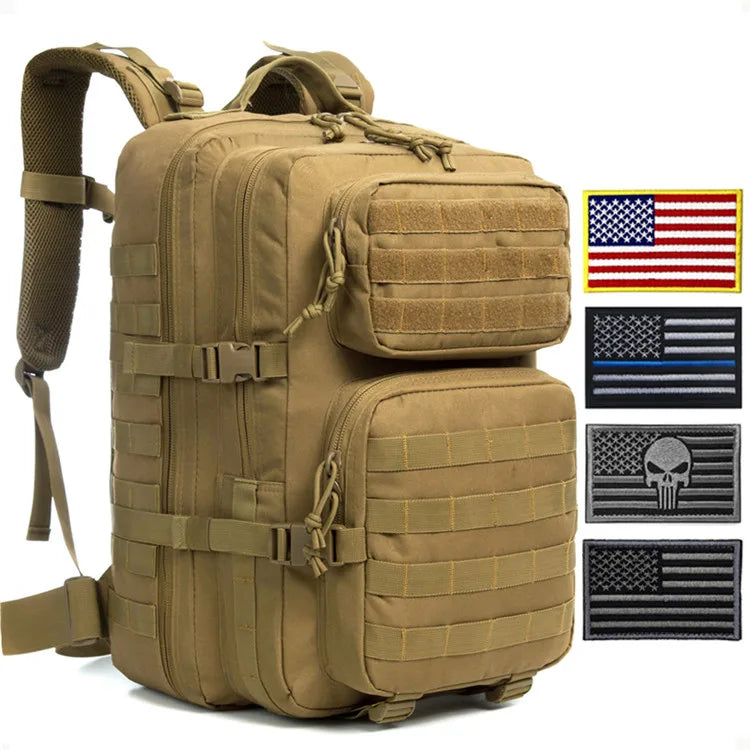 Multi-Purpose Routine Backpack Bag w Patches