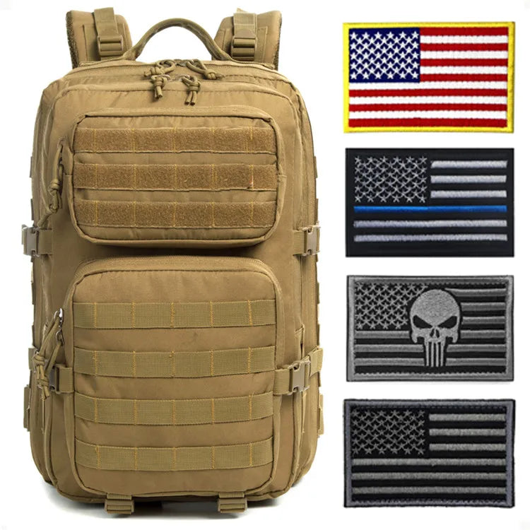 Multi-Purpose Routine Backpack Bag w Patches