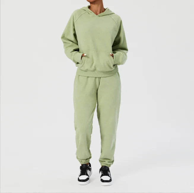 Women's French Terry Sweatpants and Hoodie Set