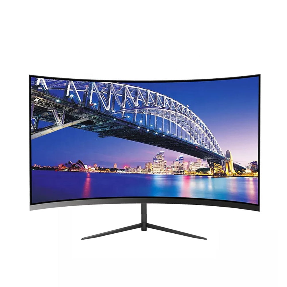 Gaming Desktop Led Monitor 32 27 24 21 19inch Curved Flat Monitor 1920*1080 Resolution 19 Inches Led Display