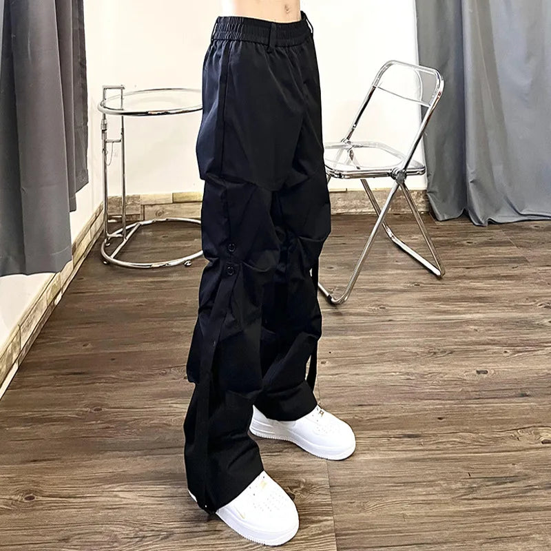 Pyro Retro Loose Flare Pants Men