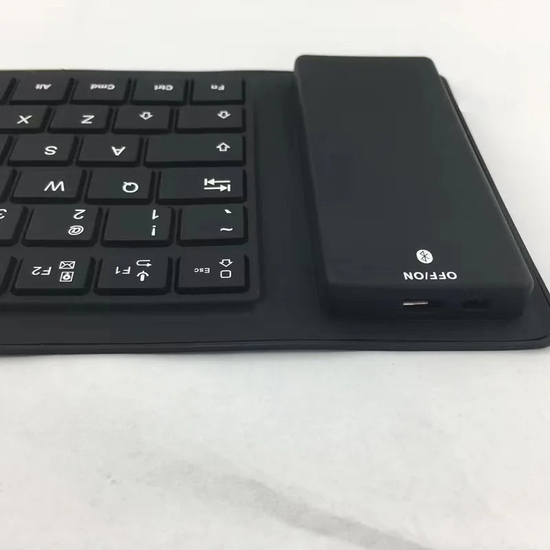 Yapears 2023 New 88 Keys Flexible and Foldable Waterproof Wireless Silicone Blue Tooth  Keyboard for IOS Android Windows