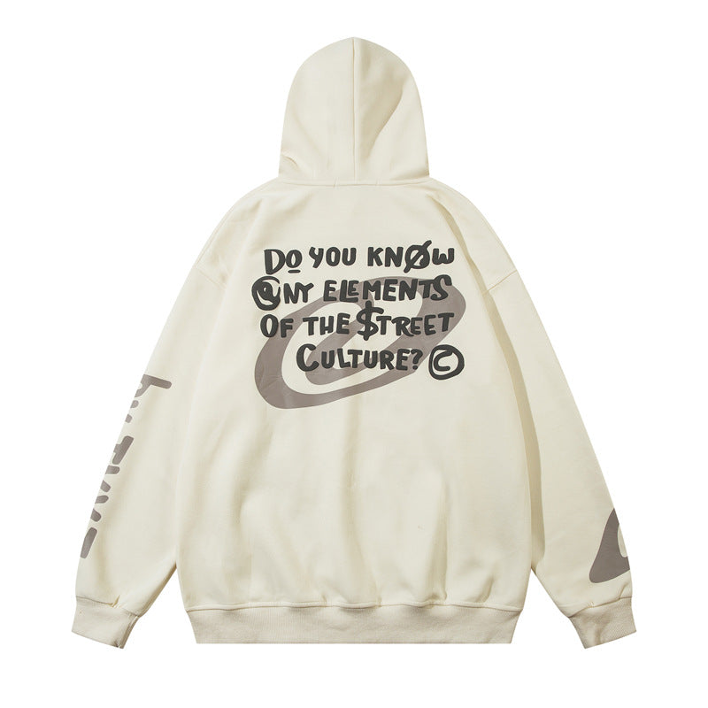 Foam Printed Hoodie