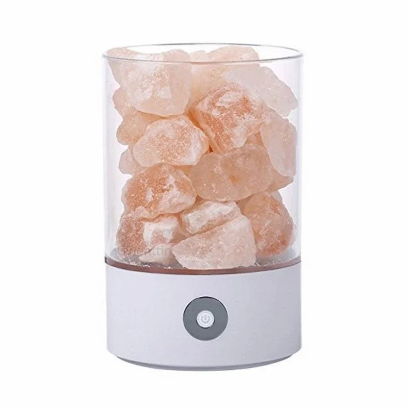 Crystal 3D Himalayan Salt Lamp Led Light