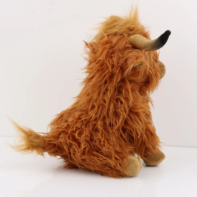 25cm Highland Cow Plush Animal