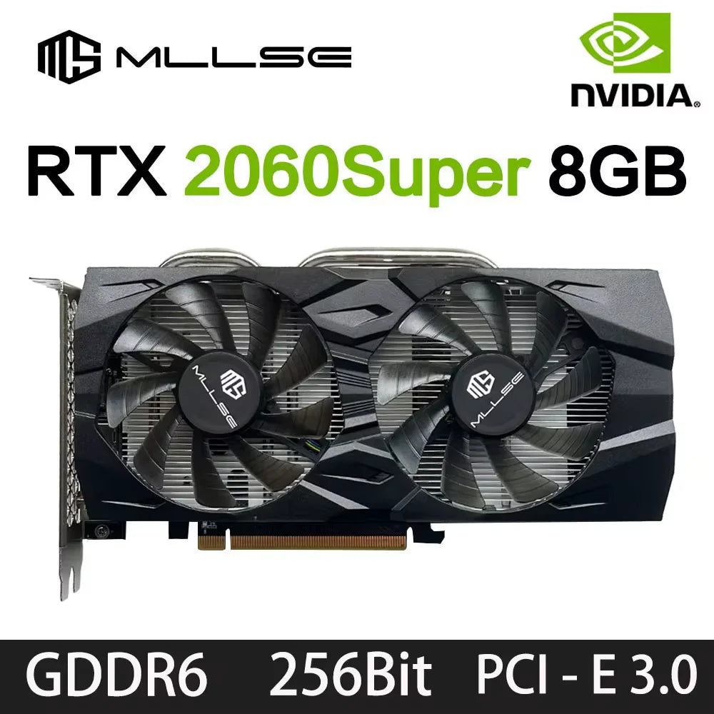 MLLSE RTX 2060 Super 8GB Graphics Card GDDR6 256Bit 8Pin