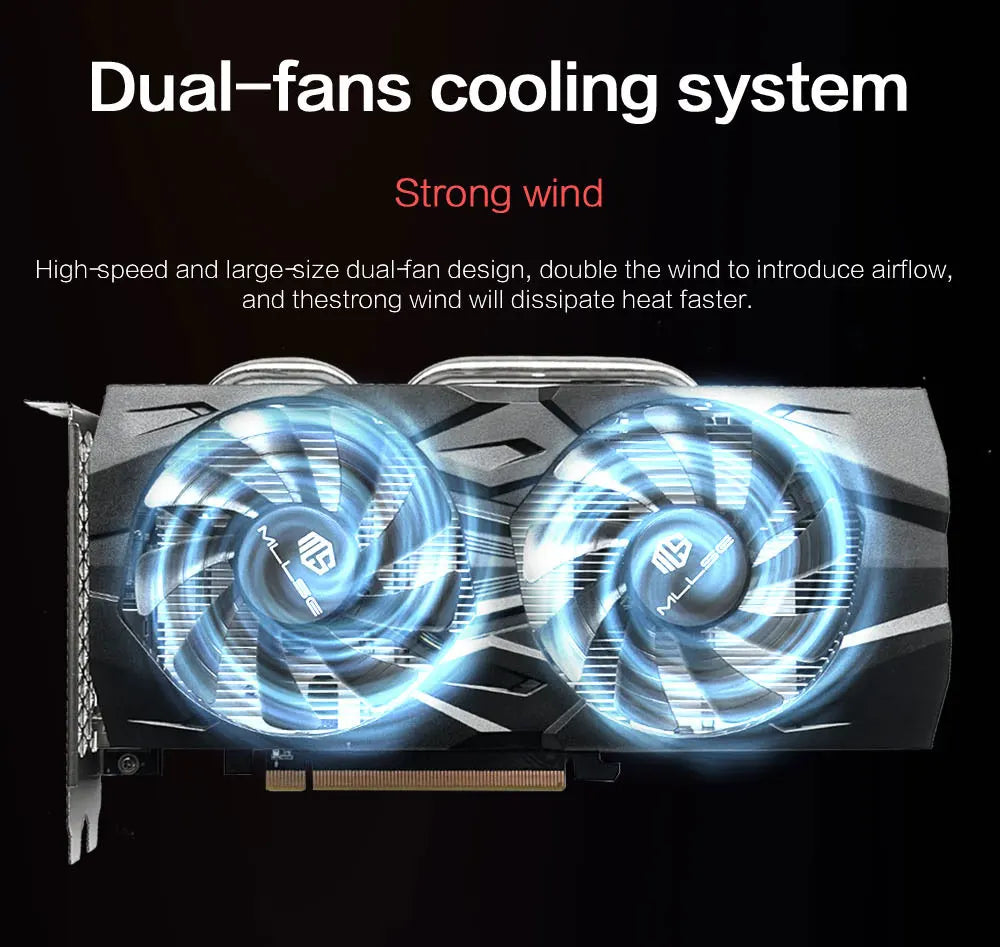 MLLSE RTX 2060 Super 8GB Gaming Graphics Card GDDR6 256Bit 8Pin