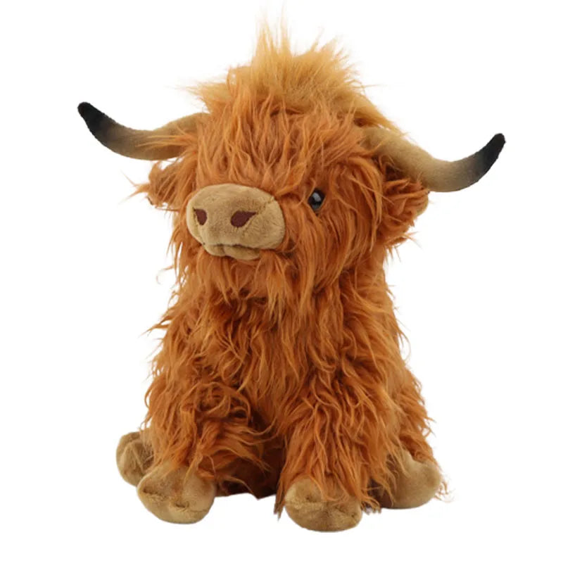 25cm Highland Cow Plush Animal
