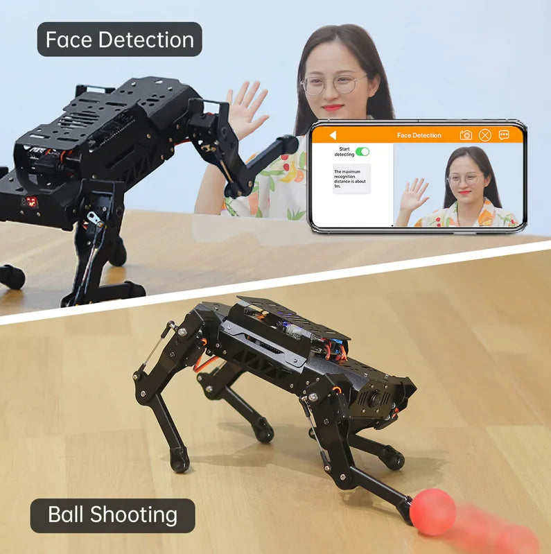 Hiwonder Quadruped AI Vision Powered Robot Dog A-Claas