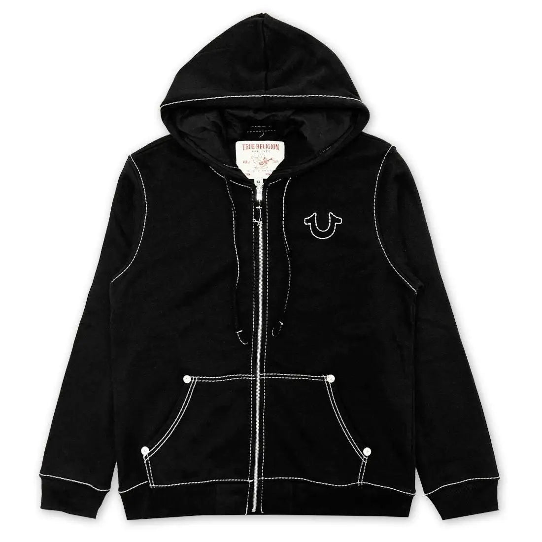 True Religion - Embroidery Hoodie Zip-Up
