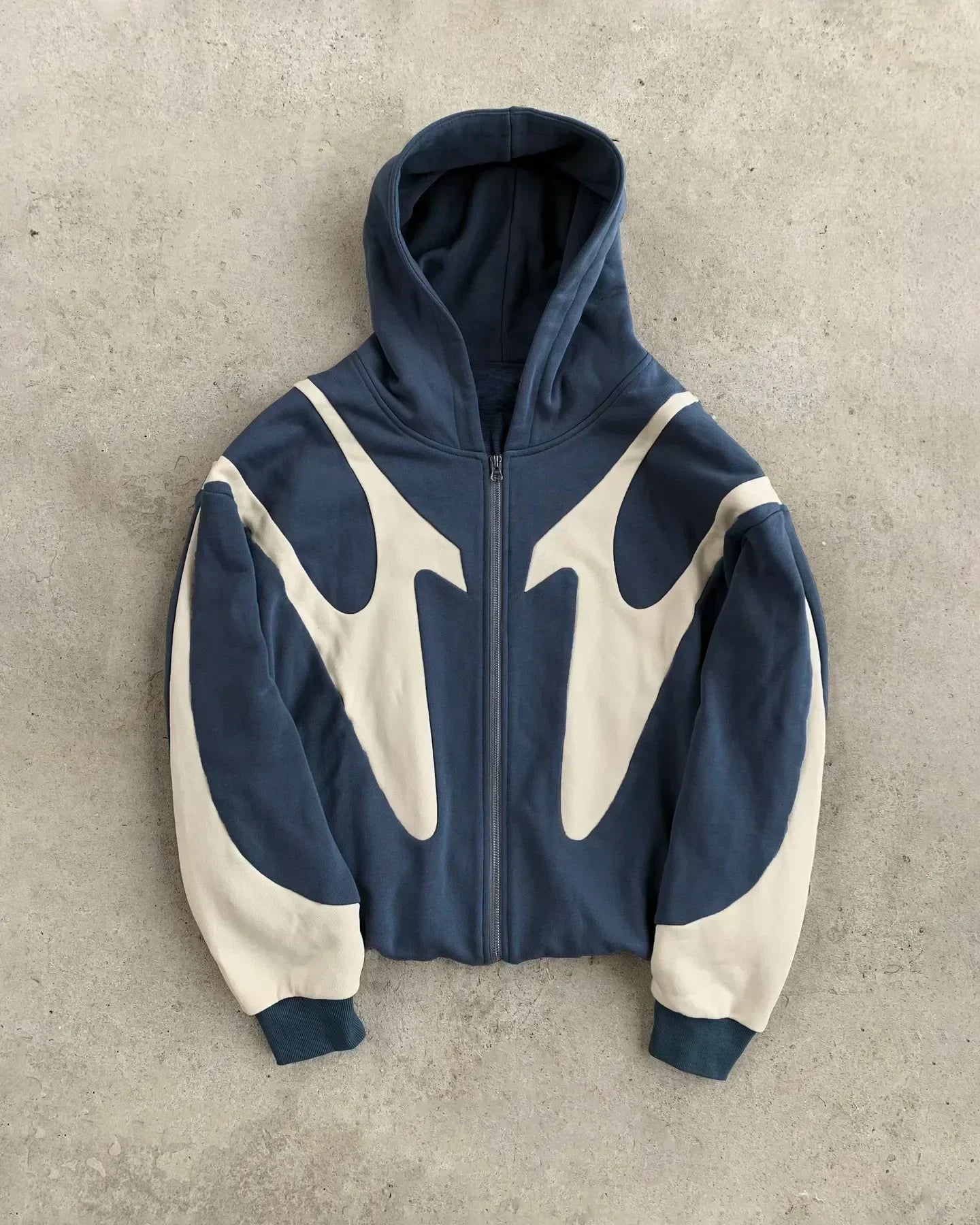 Y2K - Gray Custom Embroidery Hoodie