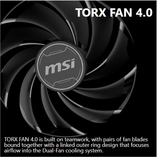 Original Msi GeForce RTX 4060 Computer Graphics Card