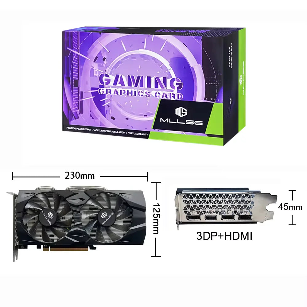 MLLSE RTX 2060 Super 8GB Graphics Card GDDR6 256Bit 8Pin