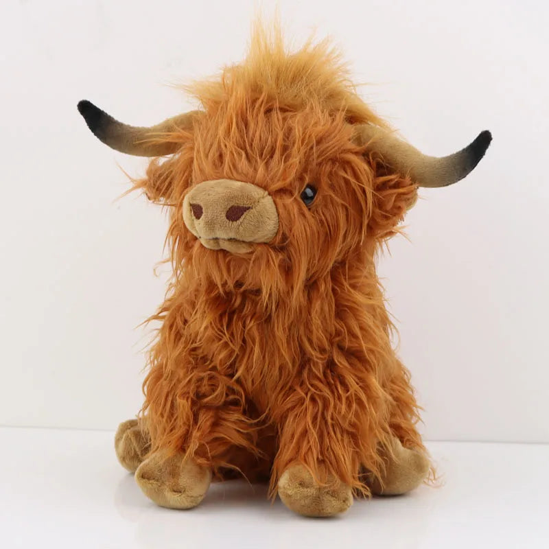 25cm Highland Cow Plush Animal