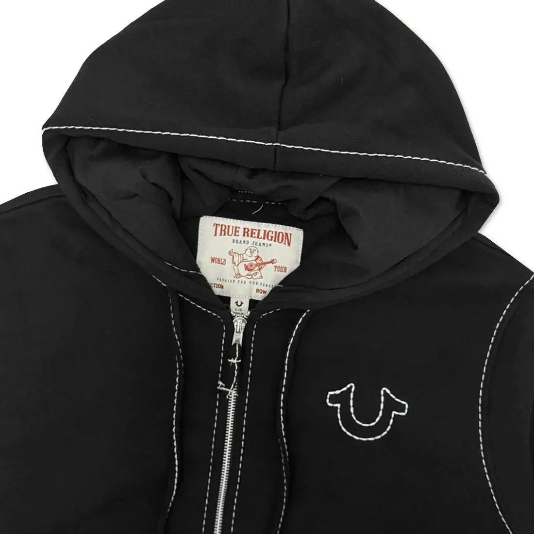 True Religion - Embroidery Hoodie Zip-Up
