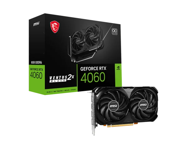 Original Msi GeForce RTX 4060 Computer Graphics Card