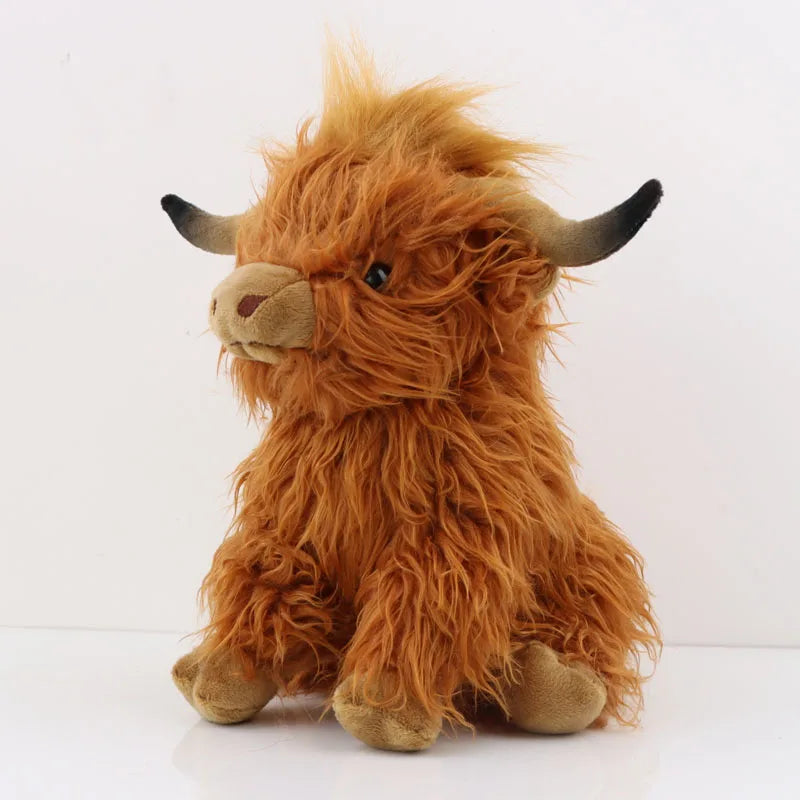 25cm Highland Cow Plush Animal