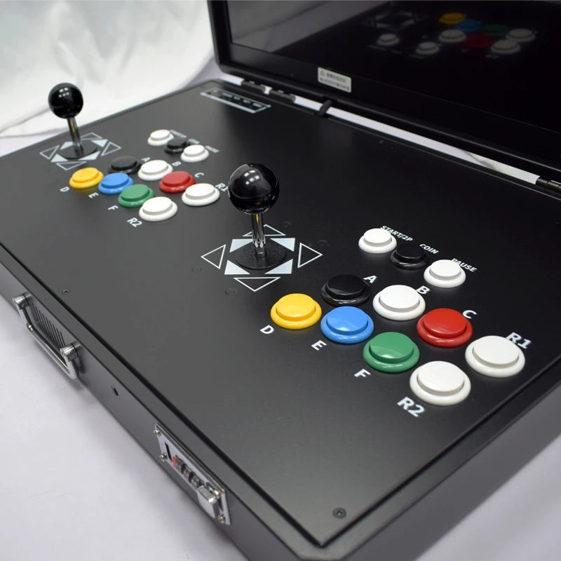 24 Inch LCD Raspberry 5B Console Includes 20000 in 1 Double Joystick Arcade Machine